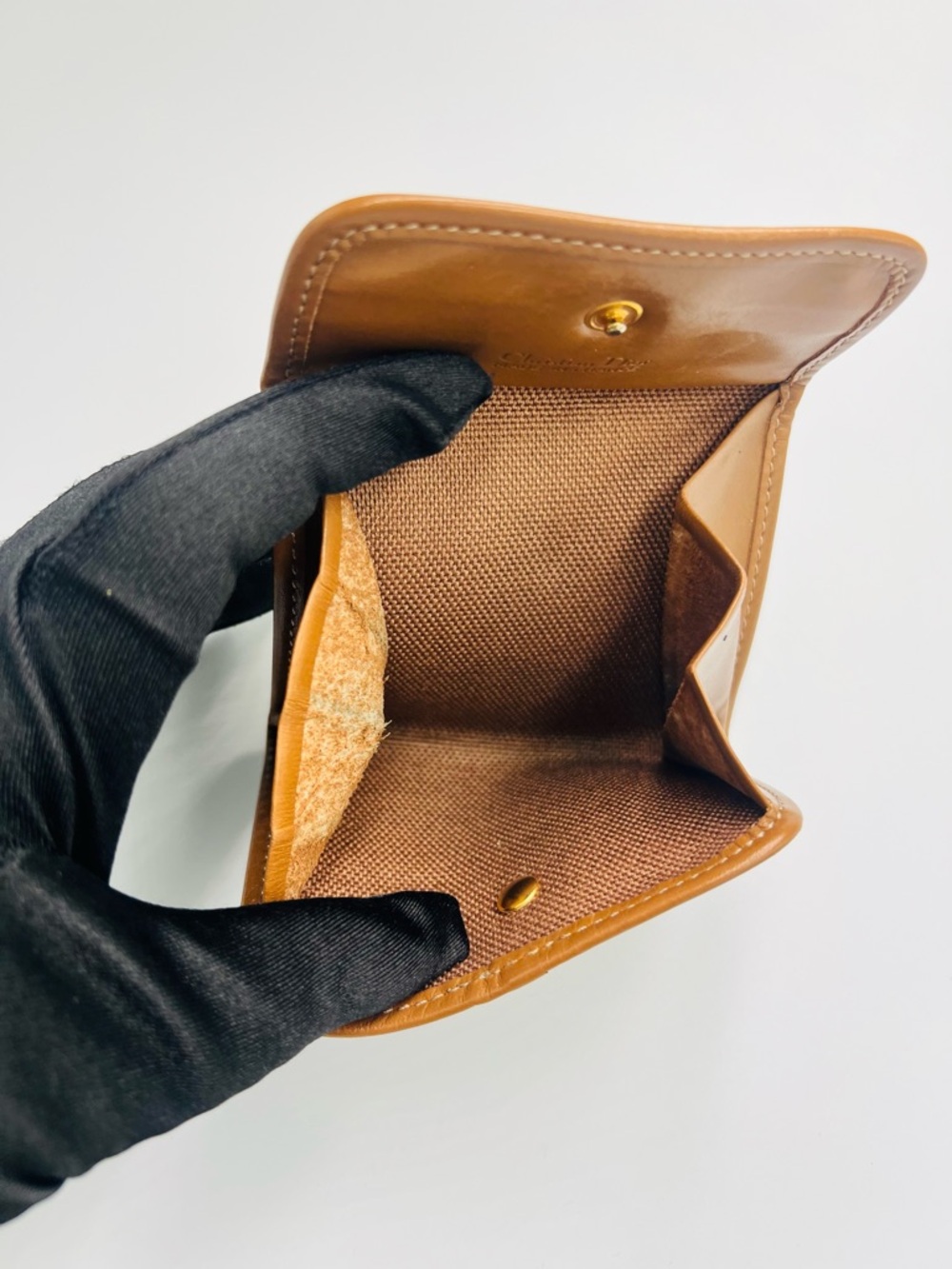 Christian Dior Honeycomb Coin Purse - Picture 5 of 9